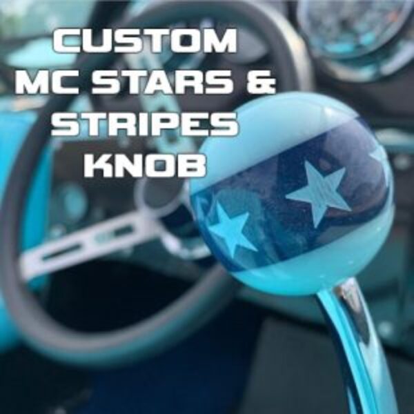 Custom Stars & Stripes Throttle Knob